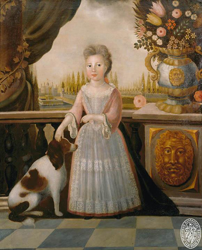 portrait of Eleanor Darnall, 1703-1796, by Kuhn
