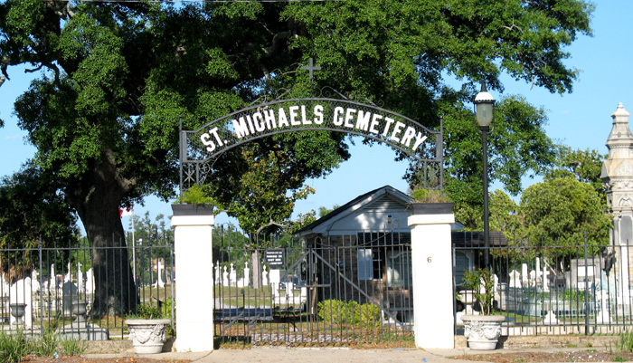 St. Michael's Cemetery, main gate, Pensacola, Florida